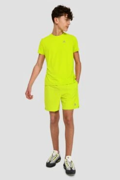 Junior Speed T-Shirt - Electric Lime 4 Junior Speed T-Shirt - Electric Lime -MONTIREX CLOHTING SALE SPEED TEE ELECTRIC LIME front