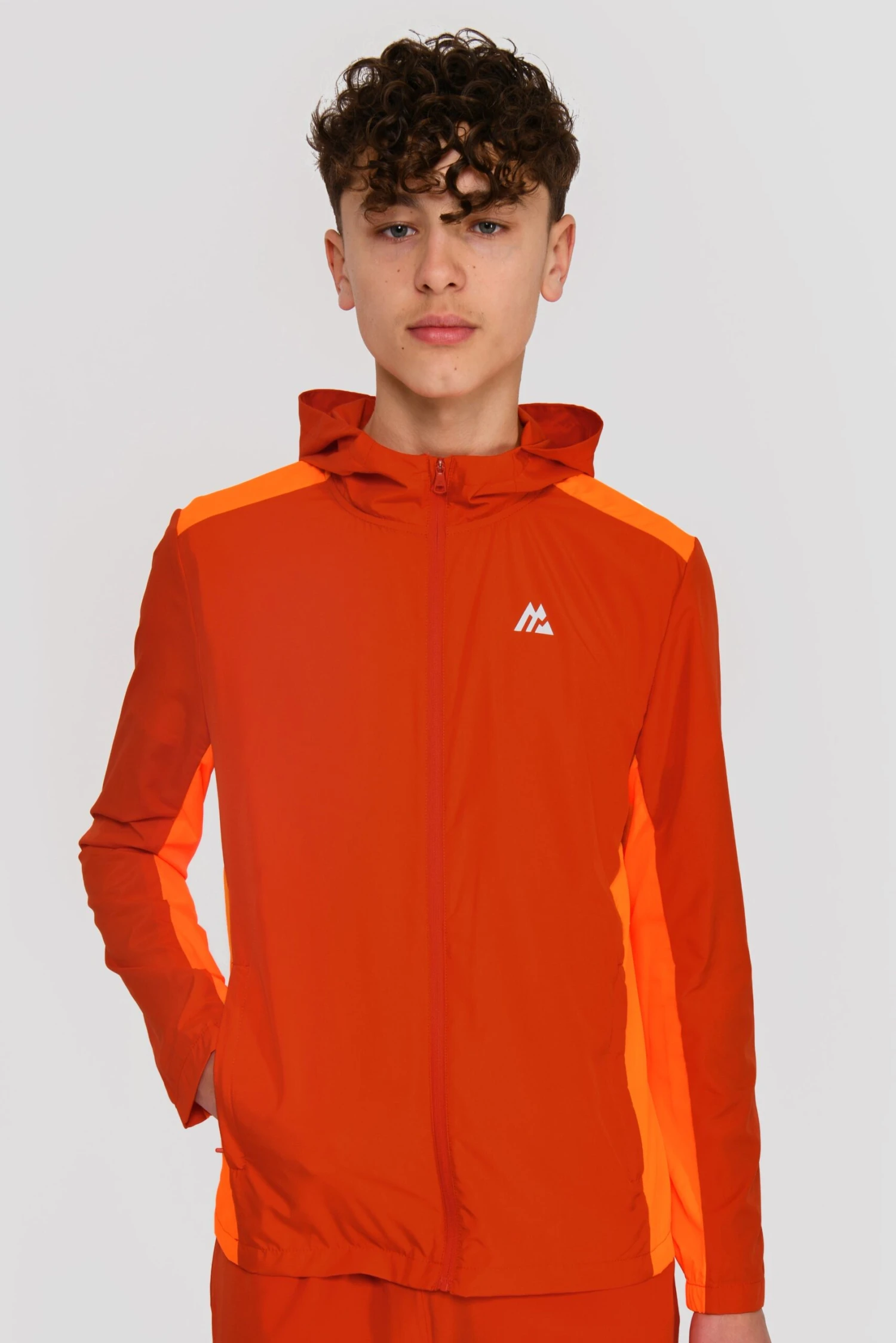 Junior Speed Windbreaker - Cardinal Red/Fiery Orange Junior Speed Windbreaker - Cardinal Red/Fiery Orange -MONTIREX CLOHTING SALE SPEED WINDBREAKER CARDINAL RED FIERY ORANGE close front scaled