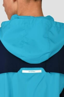 Junior Speed Windbreaker - Midnight Blue/Maya Blue -MONTIREX CLOHTING SALE SPEED WINDBREAKER MIDNIGHT BLUE MAYA BLUE back detail