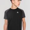 Junior Sprint T-Shirt - Black/Jet Grey 2 Junior Sprint T-Shirt - Black/Jet Grey -MONTIREX CLOHTING SALE SPRINT TEE BLACK JET GREY close front