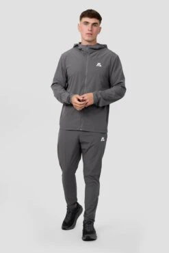 Trace Running Pant - Cement Grey -MONTIREX CLOHTING SALE TRACE PANT CASTLEROCK FULL FRONT