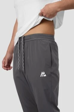 Trace Running Pant - Cement Grey -MONTIREX CLOHTING SALE TRACE PANT CASTLEROCK LOGO BAND