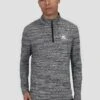 Trail 1/4 Zip - Black/Grey Multi -MONTIREX CLOHTING SALE TRAIL 1 4 ZIP BLACK GREY WHITE close front