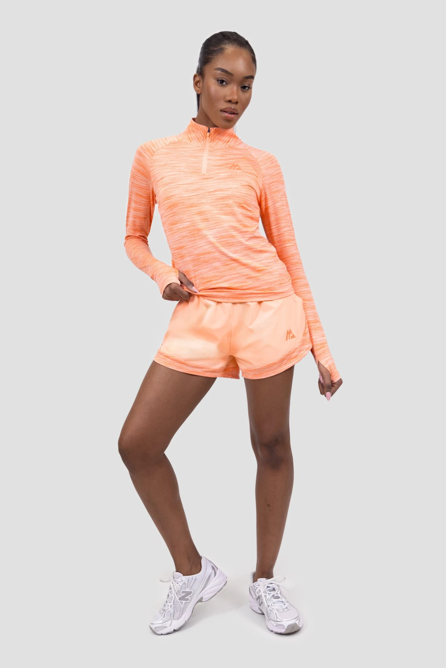 Women's Trail 1/4 Zip - Coral/Peach Women's Trail 1/4 Zip - Coral/Peach -MONTIREX CLOHTING SALE TRAIL 1 4 ZIP PEACH NECTAR MELON PAPAYA PUNCH 3 scaled