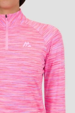 Women's Trail 1/4 Zip - Pink/Lilac -MONTIREX CLOHTING SALE TRAIL 1 4 ZIP PINK 5
