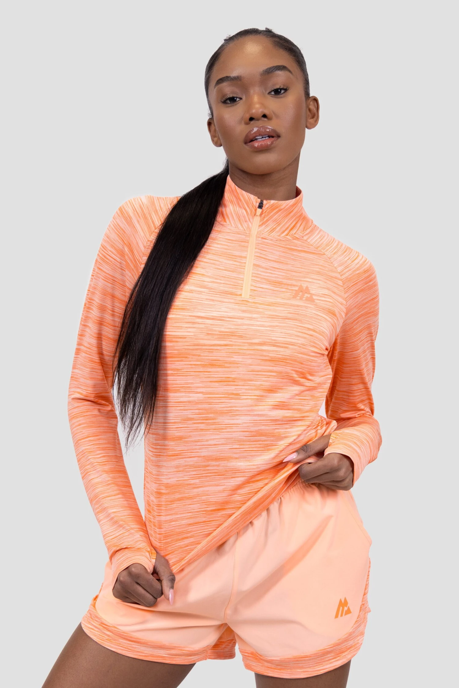Women's Trail 1/4 Zip - Coral/Peach Women's Trail 1/4 Zip - Coral/Peach -MONTIREX CLOHTING SALE TRAIL 1 4 ZIP PEACHNECTAR MELON PAPAYAPUNCH 1 scaled