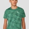 Junior Trail 2.0 T-Shirt - Green/Black -MONTIREX CLOHTING SALE TRAIL 2.0 TEE TEAL MIST close front