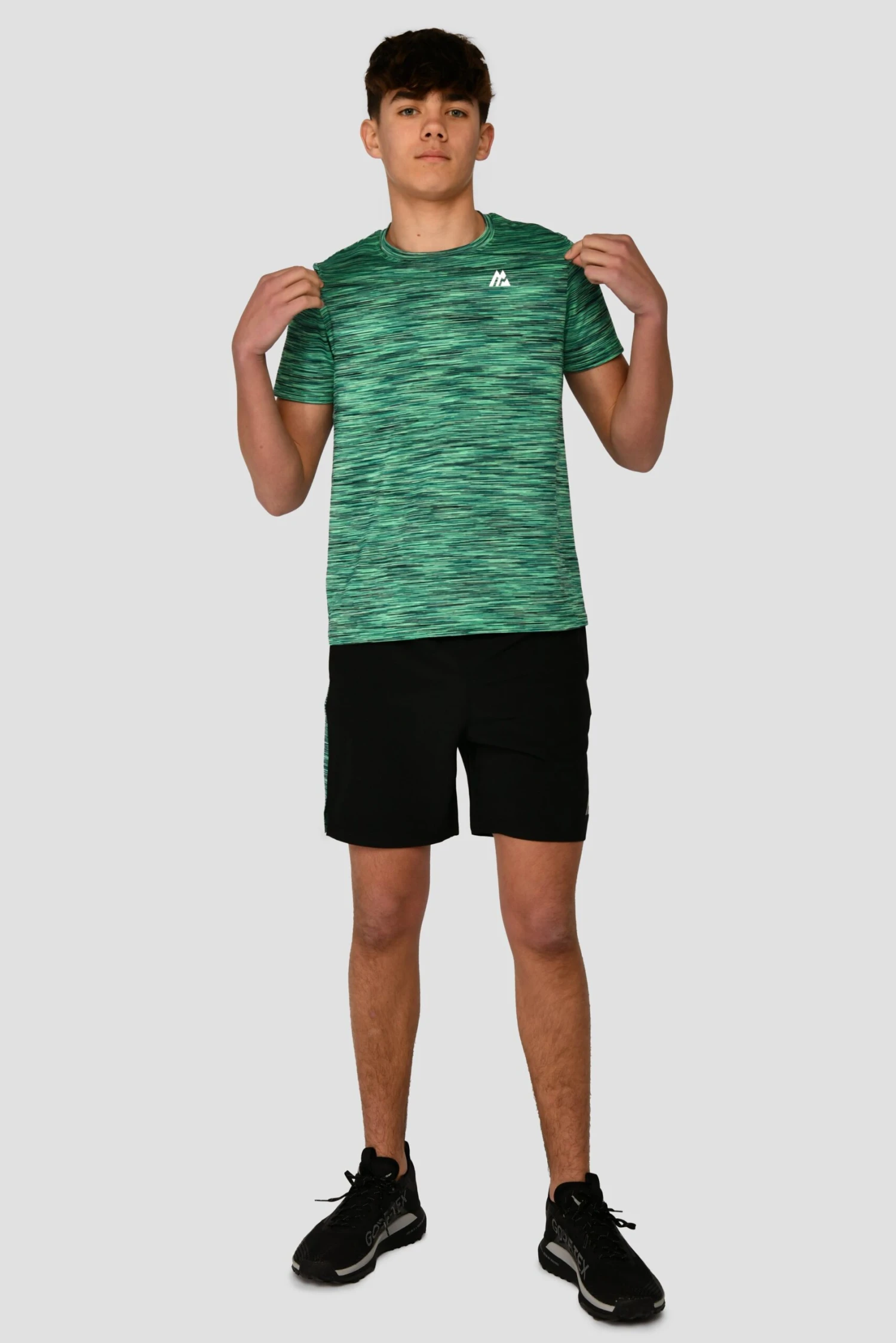 Junior Trail 2.0 T-Shirt - Green/Black Junior Trail 2.0 T-Shirt - Green/Black -MONTIREX CLOHTING SALE TRAIL 2.0 TEE TEAL MIST front scaled