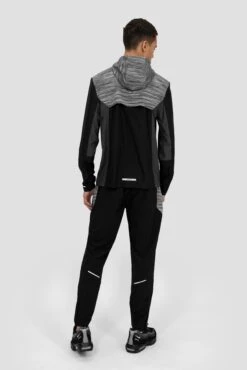 Trail Windbreaker - Black/Grey/White -MONTIREX CLOHTING SALE TRAIL 3.0 WINDBREAKER BLACK BEAUTY ASPHALT MONUMENT CASTLEROCK Full Back