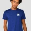 Junior Trail Box T-Shirt - Marine Blue -MONTIREX CLOHTING SALE TRAIL BOX TEE MARINE BLUE close front