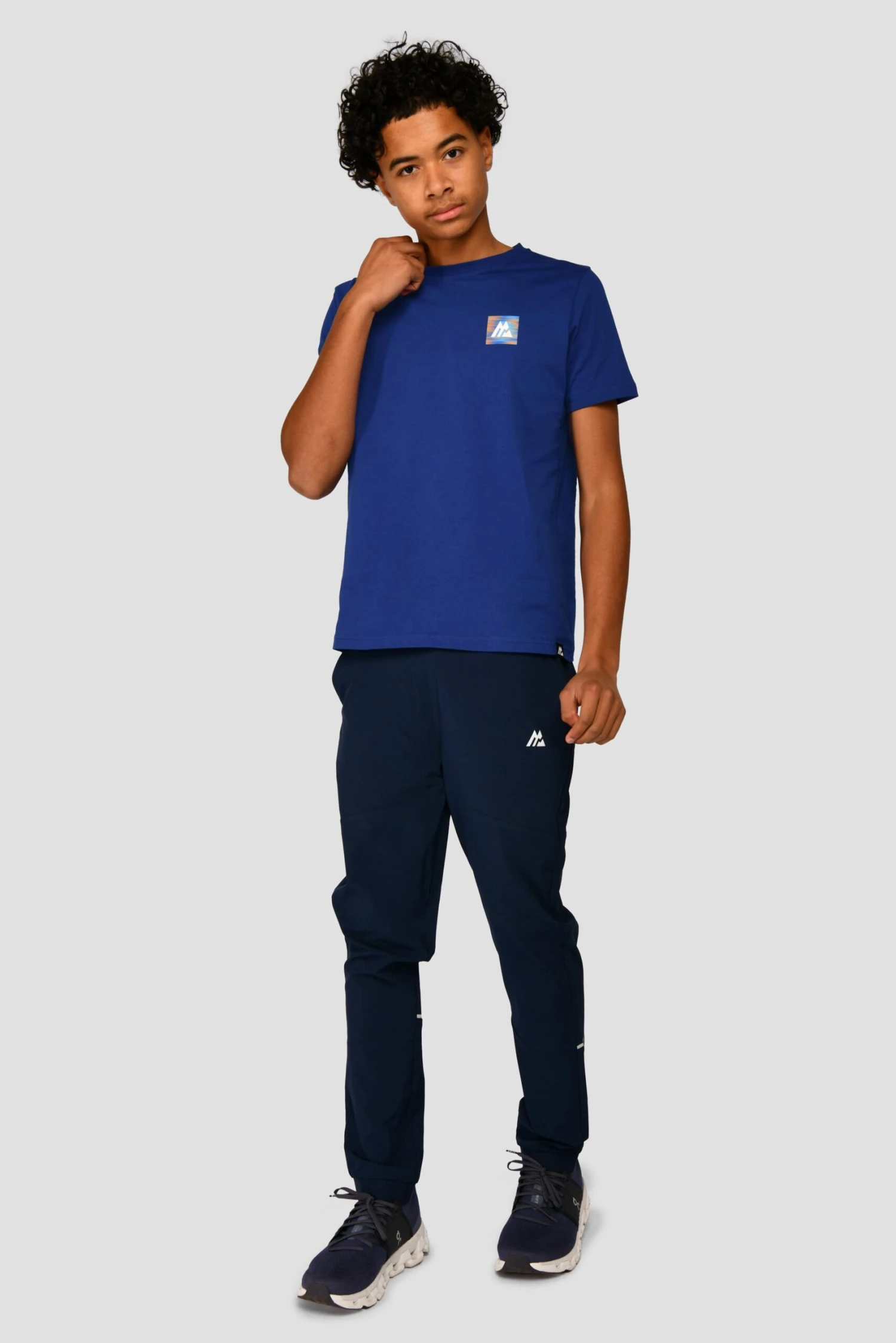 Junior Trail Box T-Shirt - Marine Blue Junior Trail Box T-Shirt - Marine Blue -MONTIREX CLOHTING SALE TRAIL BOX TEE MARINE BLUE full front scaled