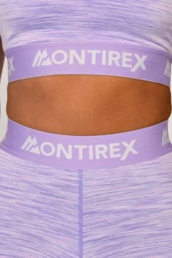 Trail Icon Bra Top - Lilac Multi -MONTIREX CLOHTING SALE TRAIL ICON BRA TOP LILAC BLOOM MAGNOLIA PEARLY HEATHER AMETHYST banddetail