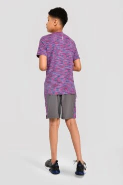 Junior Trail Panel Short - Dark Grey/Navy/Pink 7 Junior Trail Panel Short - Dark Grey/Navy/Pink -MONTIREX CLOHTING SALE TRAIL PANEL SHORT CEMENT GREY MIDNIGHT BLUE SHOCKING PINK full back