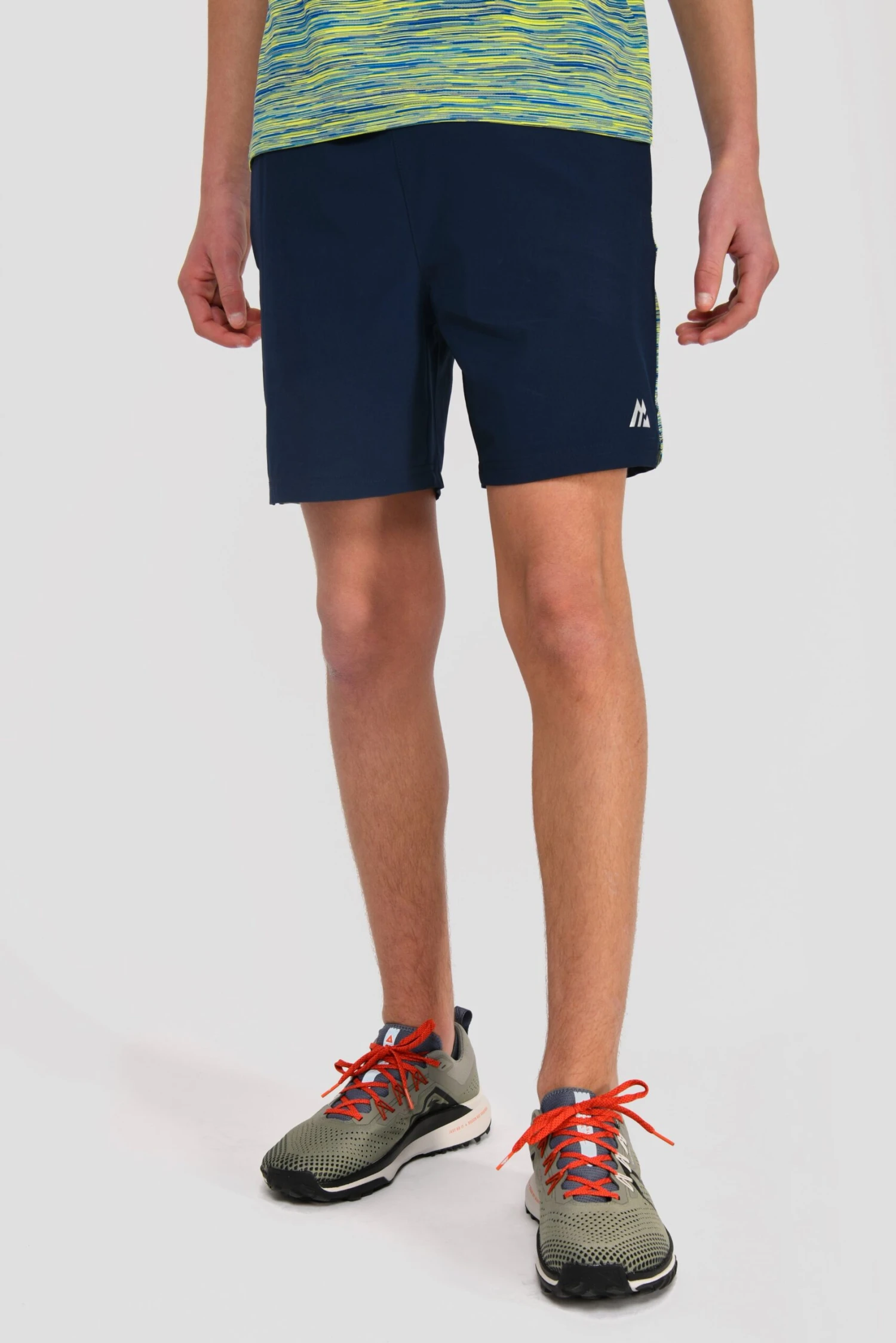 Junior Trail Panel Short - Navy/Neon Blue/Lime Junior Trail Panel Short - Navy/Neon Blue/Lime -MONTIREX CLOHTING SALE TRAIL PANEL SHORT MIDNIGHT BLUE NEON BLUE LIME FROST front scaled