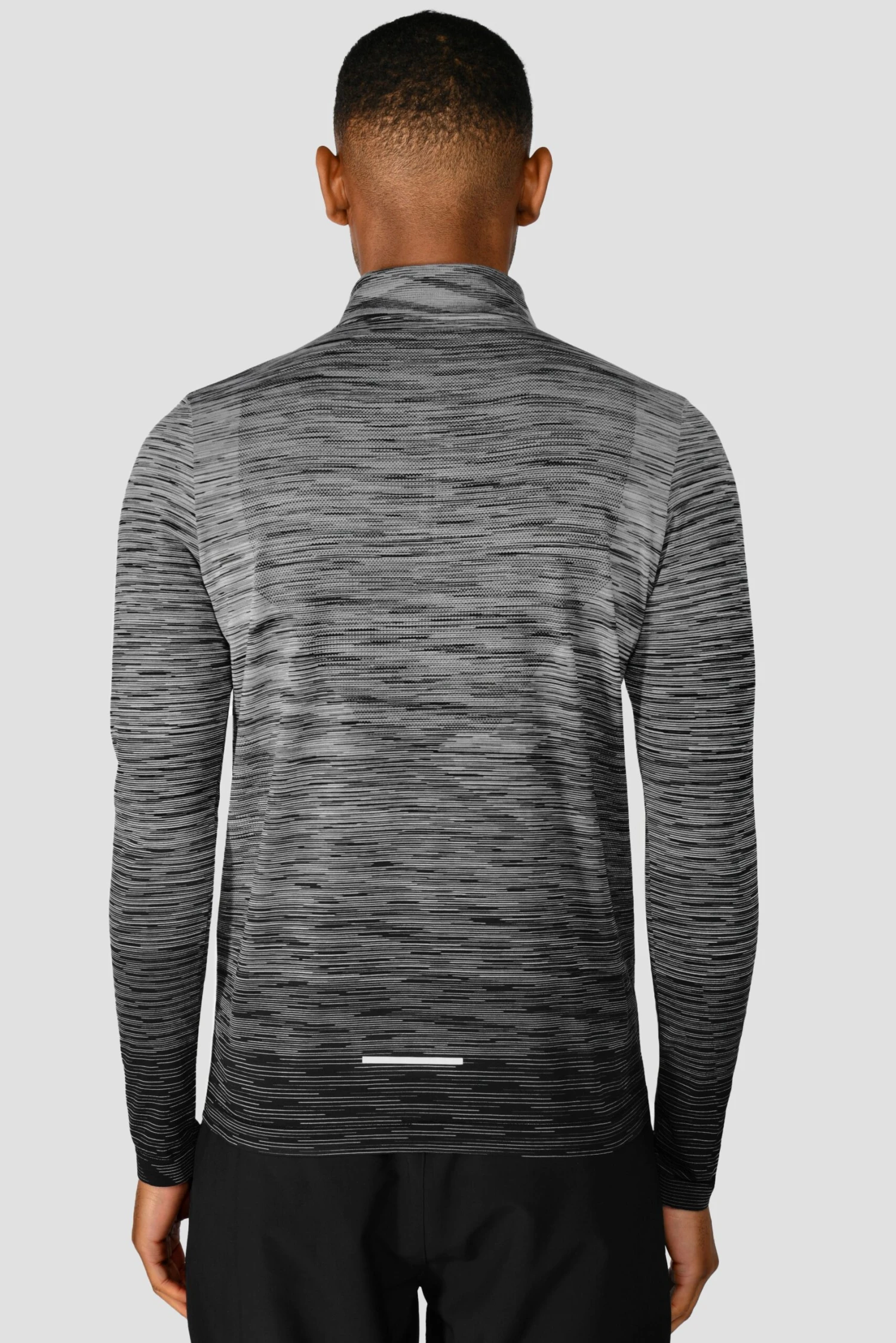 Trail Seamless 1/4 Zip - Black/Grey Multi Trail Seamless 1/4 Zip - Black/Grey Multi -MONTIREX CLOHTING SALE TRAIL SEAMLESS 1 4 ZIP BLACK WHITE CEMENT GREY close back scaled