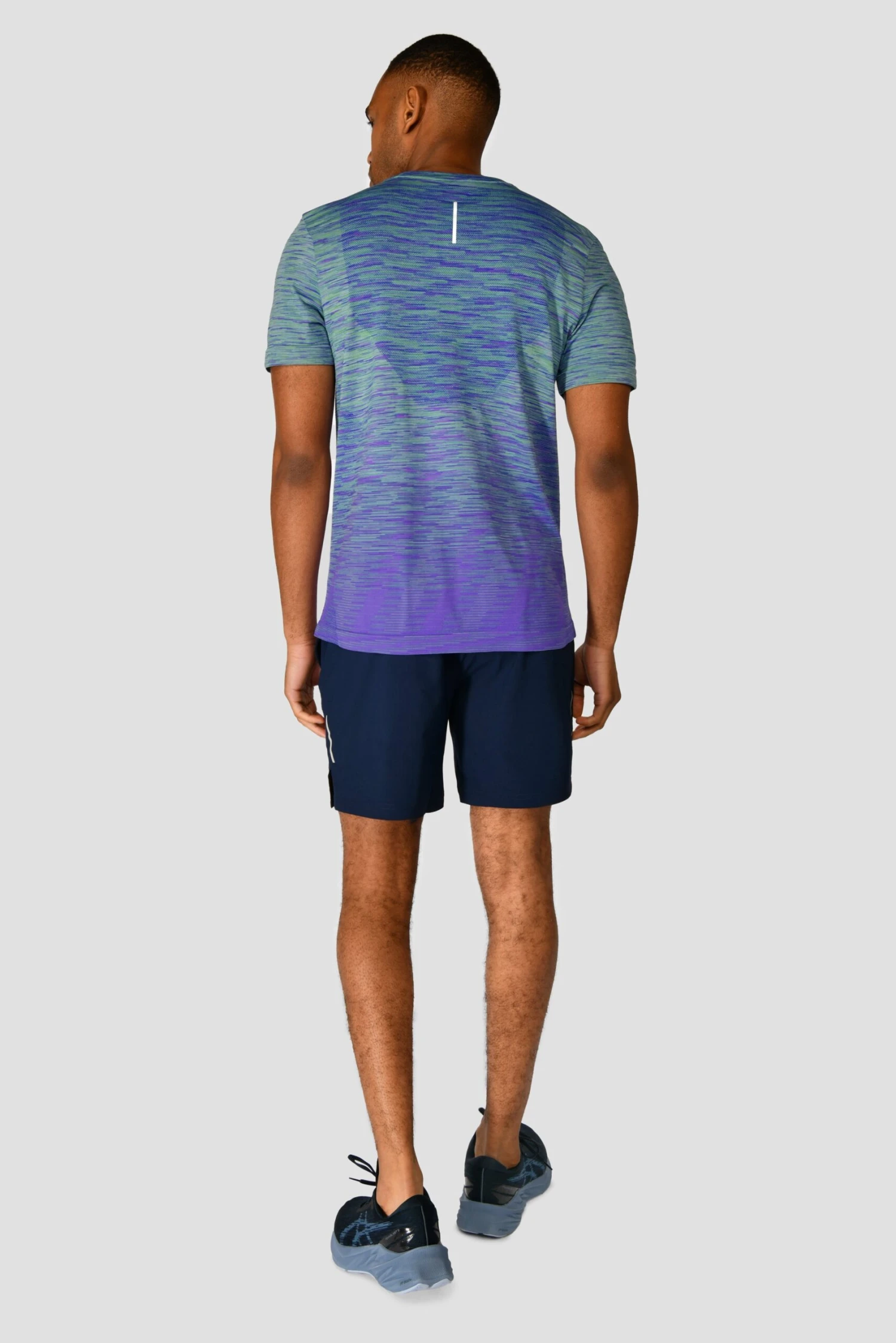 Trail Seamless T-Shirt - Green/Purple Trail Seamless T-Shirt - Green/Purple -MONTIREX CLOHTING SALE TRAIL SEAMLESS TEE MOUNTAIN MEADOW PURPLE back scaled