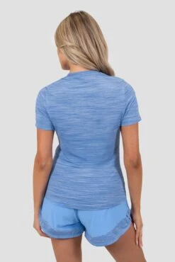 Women's Trail T-Shirt - Blue/Multi 4 Women's Trail T-Shirt - Blue/Multi -MONTIREX CLOHTING SALE TRAIL T SHIRT AZURE BLUE 4