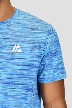 Trail 2.0 T-Shirt - Neon Sky/Violet Multi -MONTIREX CLOHTING SALE TRAIL TEE NEON SKY ARCTIC BLUE VIVID VIOLET NEON BLUE logo