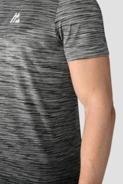 Trail Seamless T-Shirt - Black/Grey Multi -MONTIREX CLOHTING SALE TRAILSEAMLESSTEE BLACK WHITE CEMENTGREYclose2 1