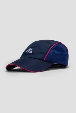 Fly Running Cap - Midnight Blue/Marine Blue/Neon Pink