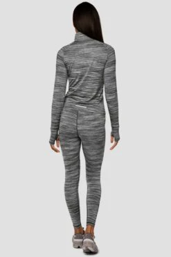 Trail 2.0 1/4 Zip - Black/Grey Multi -MONTIREX CLOHTING SALE Trail 1 4 Zip GREY BLACK WHITE Full Back