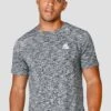 Trail 2.0 T-Shirt - Black/Grey Multi 1 Trail 2.0 T-Shirt - Black/Grey Multi -MONTIREX CLOHTING SALE Trail2.0T Shirt MONUMENT CASTLEROCK BLACK WHITE closefront