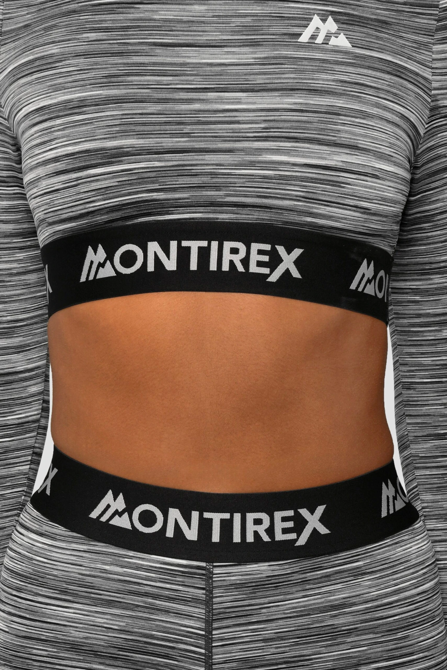 Trail Icon Long Sleeve Crop - Black/Grey Multi Trail Icon Long Sleeve Crop - Black/Grey Multi -MONTIREX CLOHTING SALE TrailIconLSCrop GREY BLACK WHITE Close scaled