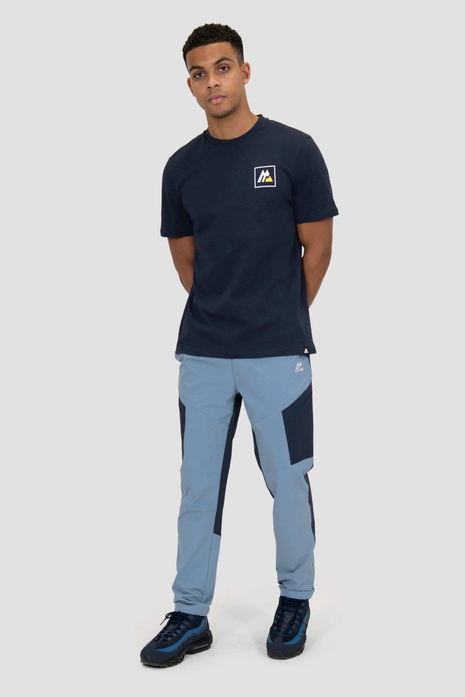 Ultra Pant - Slate Blue/Midnight Blue Ultra Pant - Slate Blue/Midnight Blue -MONTIREX CLOHTING SALE ULTRA PANT BLUE SHADOW BLACK IRIS full front scaled