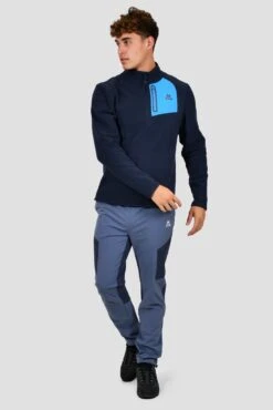 Ultra Pant - Greyed Indigo/Midnight Blue -MONTIREX CLOHTING SALE ULTRA PANT GREYED INDIGO MIDNIGHT BLUE full front