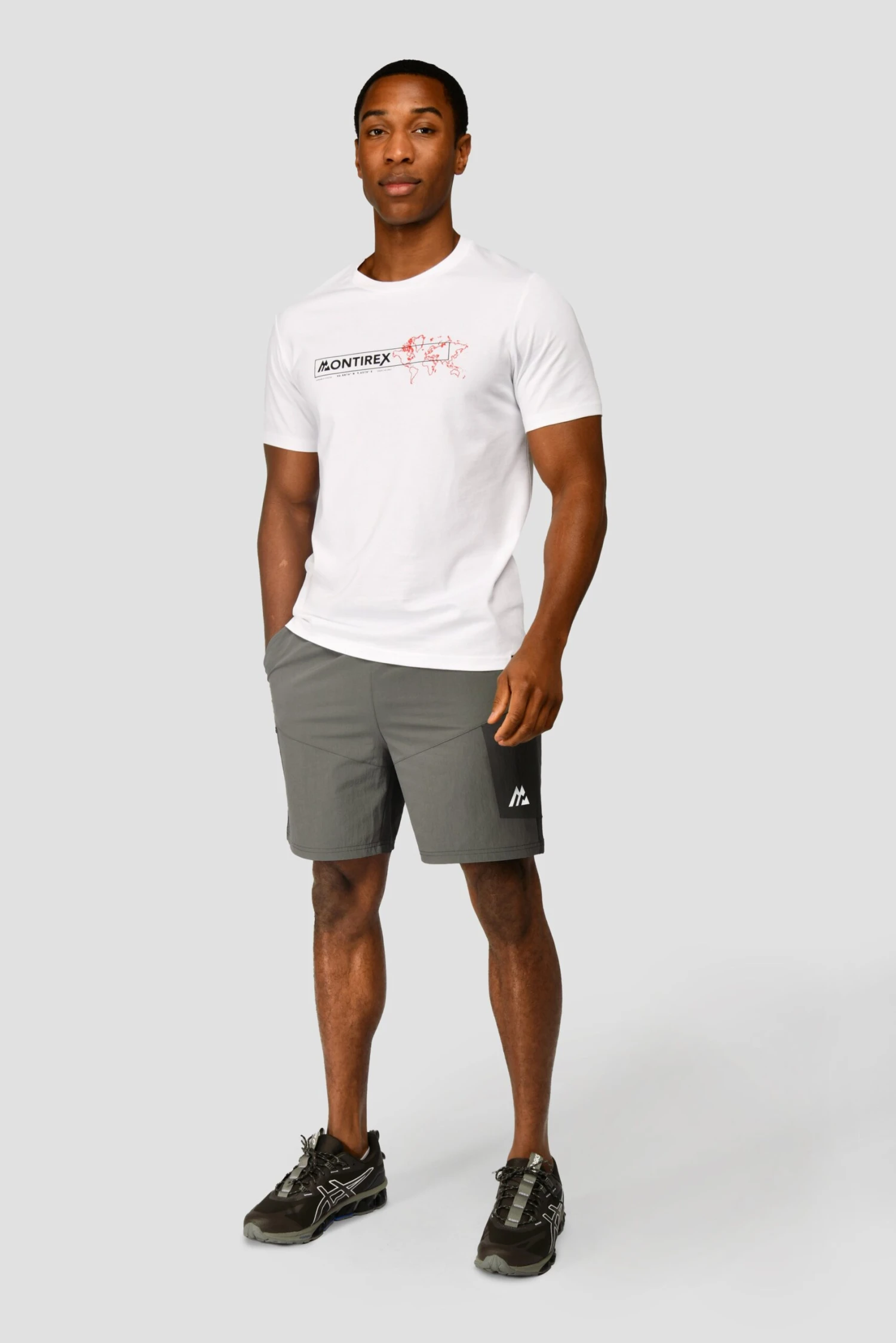 Ultra Woven Short - Cement Grey/Jet Grey Ultra Woven Short - Cement Grey/Jet Grey -MONTIREX CLOHTING SALE ULTRA WOVENSHORT CEMENT GREY JET GREY front 1 scaled