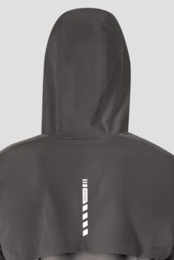 Vector Jacket - Cement Grey/Jet Grey -MONTIREX CLOHTING SALE VECTORJACKET CEMENTGREY JETGREY hooddetail