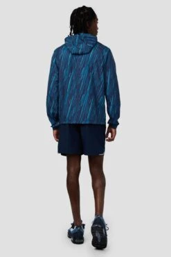 Vigour Print Windbreaker - Midnight Blue/Atlantic -MONTIREX CLOHTING SALE VIGOUR BLUE 4