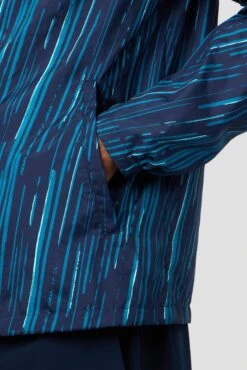 Vigour Print Windbreaker - Midnight Blue/Atlantic -MONTIREX CLOHTING SALE VIGOUR BLUE 6