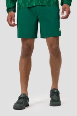 Vigour Print Short - Sherwood/Neon Green -MONTIREX CLOHTING SALE VIGOUR SHORT GREEN 3