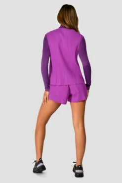 Women's Vital 1/4 Zip - Electric Purple 5 Women's Vital 1/4 Zip - Electric Purple -MONTIREX CLOHTING SALE VITAL 1 4 ZIP ELECTRIC PURPLE back