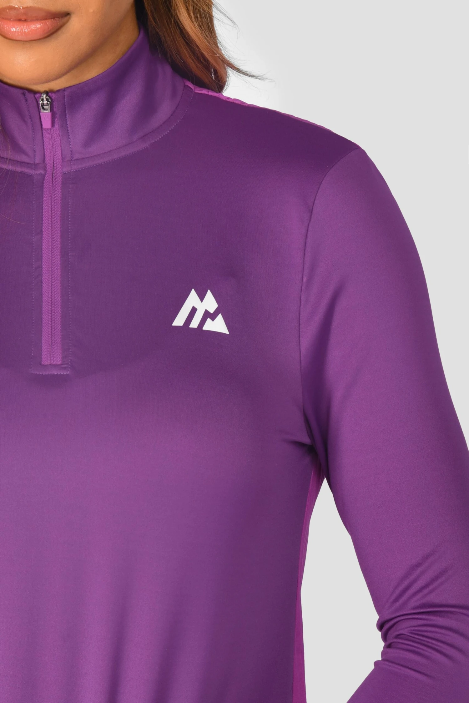 Women's Vital 1/4 Zip - Electric Purple Women's Vital 1/4 Zip - Electric Purple -MONTIREX CLOHTING SALE VITAL 1 4 ZIP ELECTRIC PURPLE logo scaled
