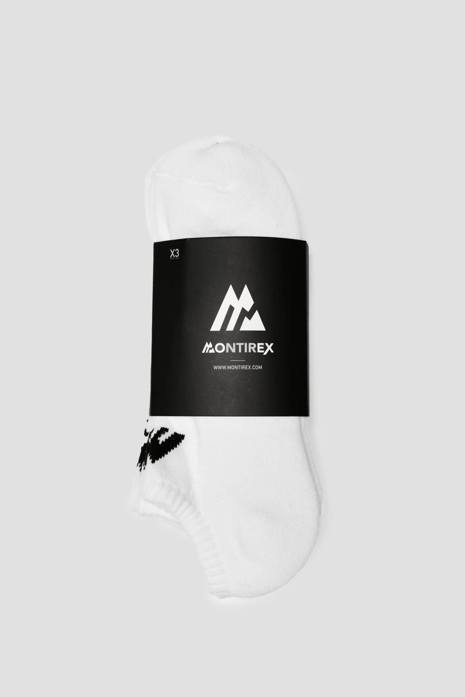 MTX No Show Socks 3 Pack - White/Black MTX No Show Socks 3 Pack - White/Black -MONTIREX CLOHTING SALE White Ankle flatlay scaled