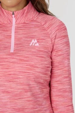 Women's Trail 1/4 Zip - Pink/Orange Multi -MONTIREX CLOHTING SALE dJw1nBPUJu0ytzsE8OLudsEubU5FLTr 7o23tk FVdY