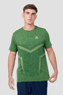 Vault Seamless T-Shirt - Evergreen/Apple