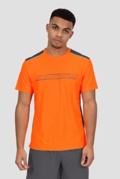 Beta T-Shirt - Fiery Orange/Slate Grey