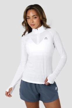 Draft 1/4 Zip - White