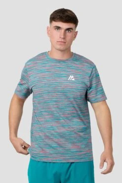 Trail T-Shirt - Teal/Pink